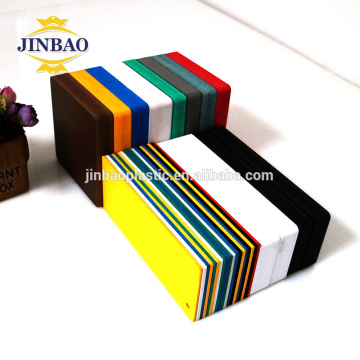 JINBAO 3mm cnc coupé pvc mousse feuille de forex / extrude celuka conseil